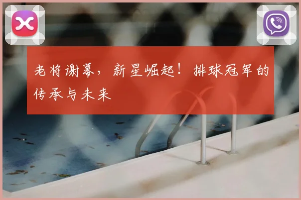 老将谢幕，新星崛起！排球冠军的传承与未来